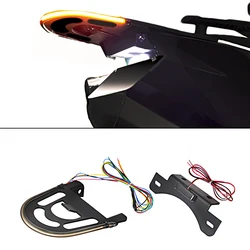 LED Smoked Fender Eliminator Integrated Tail Light Fit For KTM 690 2019-2023 SMC-R Enduro