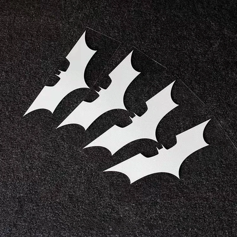 4pcs Cool Bat Man Car Sticker Funny Car Bumper Stickers and Decals Styling Decoration Door Body Window Vinyl Stickers