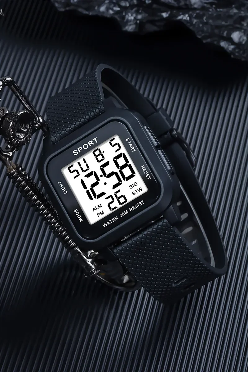 Montre digitale militaire sport 45 mm vue 1