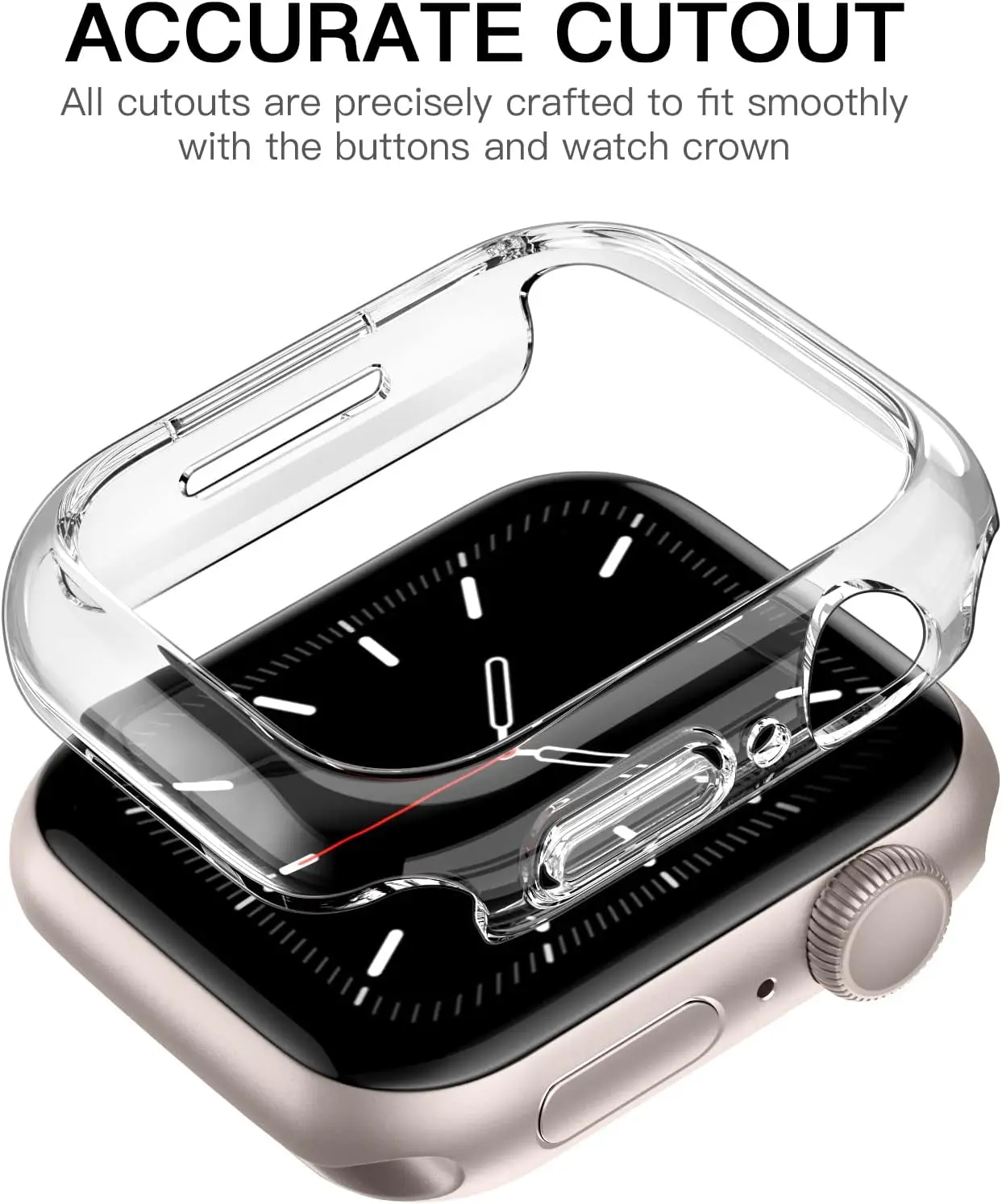 Apple Watch 케이스 용 화면 보호기 45mm 41mm 44MM 40MM 42mm 38MM 전체 TPU 범퍼 커버 액세서리 iwatch 시리즈 9 8 7 SE 6 3