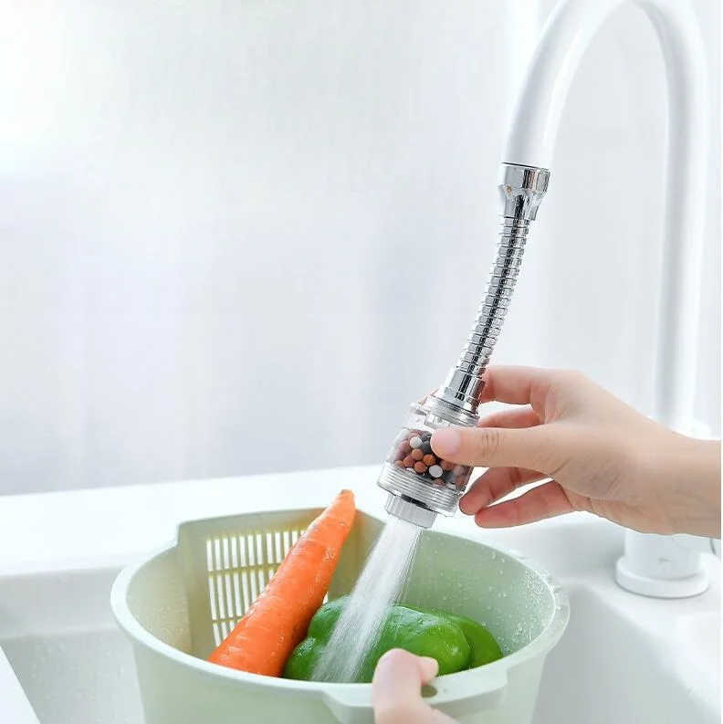 

Faucet splash-proof head nozzle filter kitchen household tap water saver aerator extender