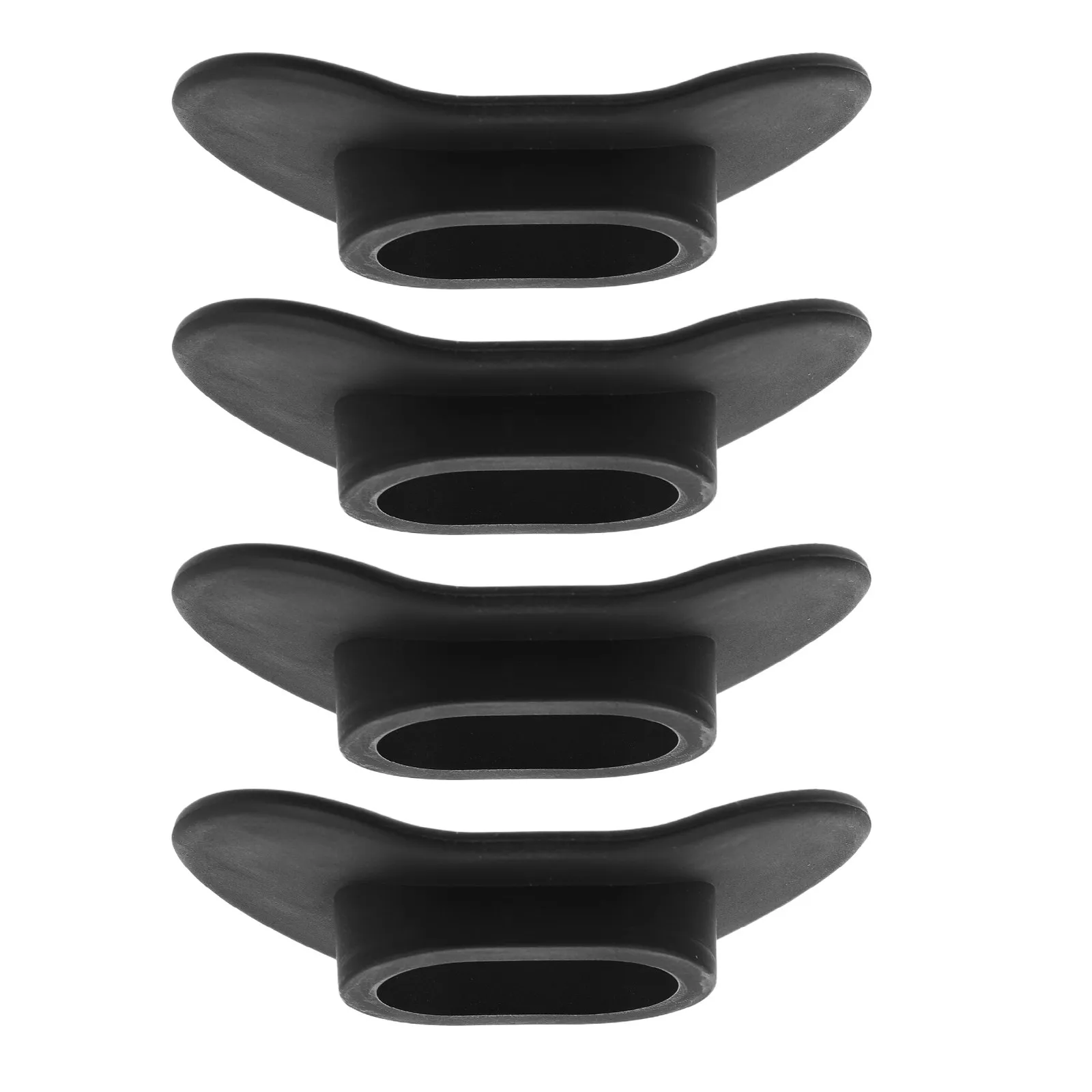 Silicone Snorkel Mouthpiece 4 Pack Flexible Scuba Diving Regulator Lip Guard Comfortable Replacement