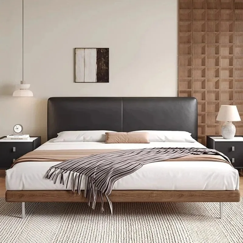 Nordic 180x200cm Luxury Bed Full Size Queen Size King Sleeping Bed Double 150x200cm Frame Upholstered Bedroom Accessories