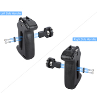 Nitze Side Handle with ARRI Rosette Adjustable Side Handle for Camera Cage Shoulder Mount Support-PA22-H1