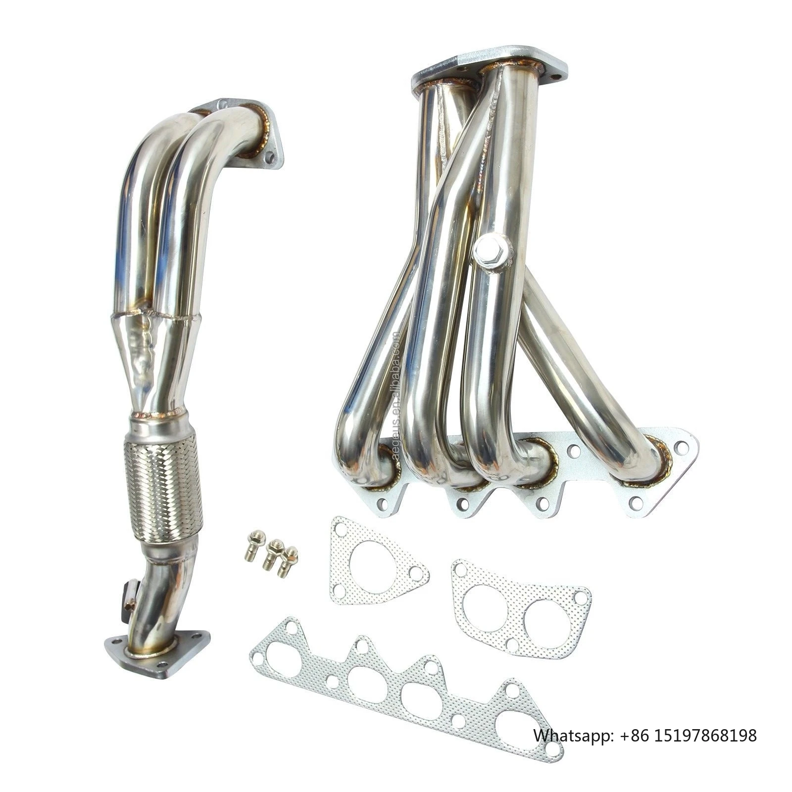 Escape de cabezal de colector de carreras inoxidable para Honda Accord98-02 LS4;Combo 1998-2002 Honda Accord F23 DX LX EX L4 2.3L;HONDA ACCOR