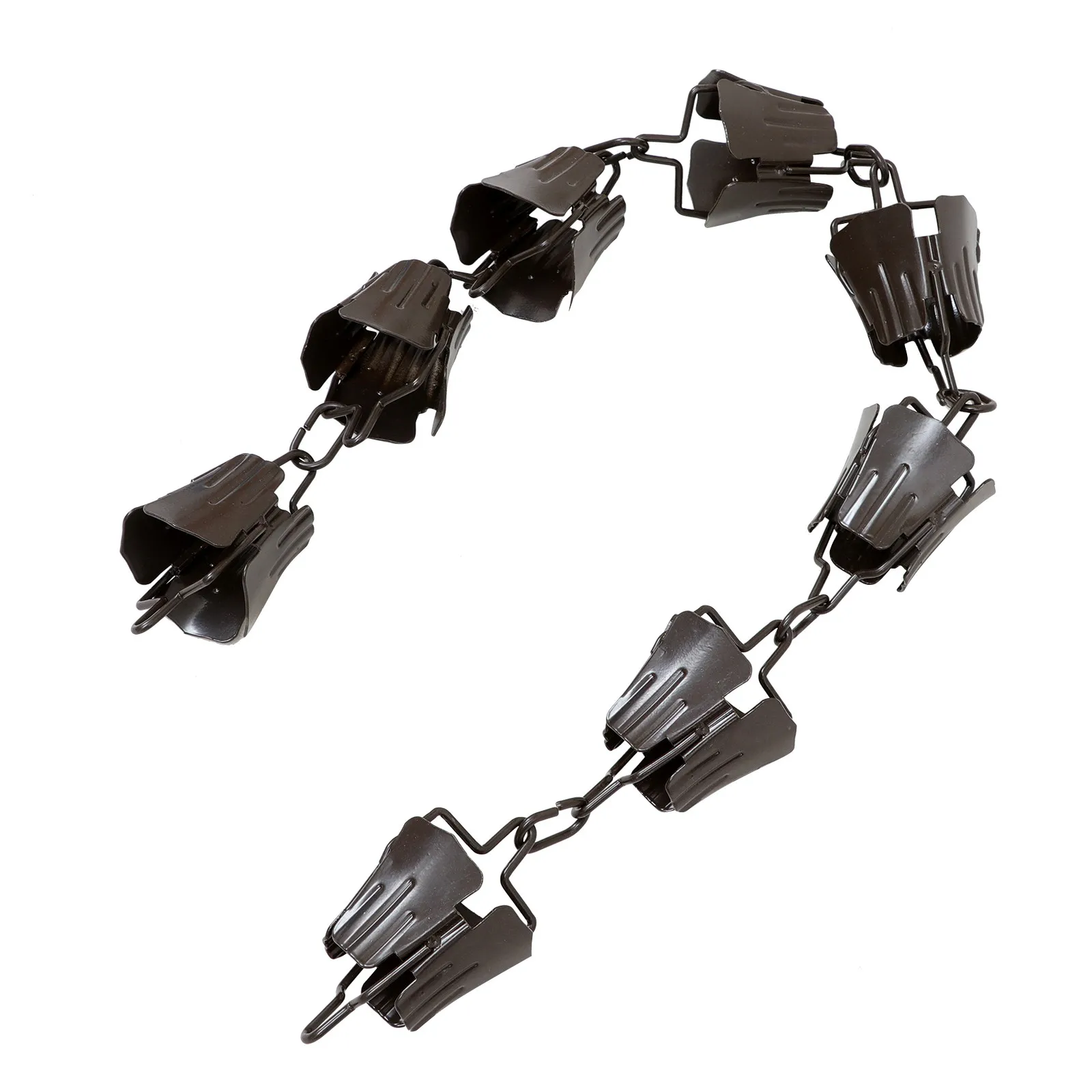 

Декоративная металлическая дождевая цепь в форме цветка для водостока, с элементами в виде лепестков и колокольчиков, для сада и улицы, высокая прочность, высокое качество