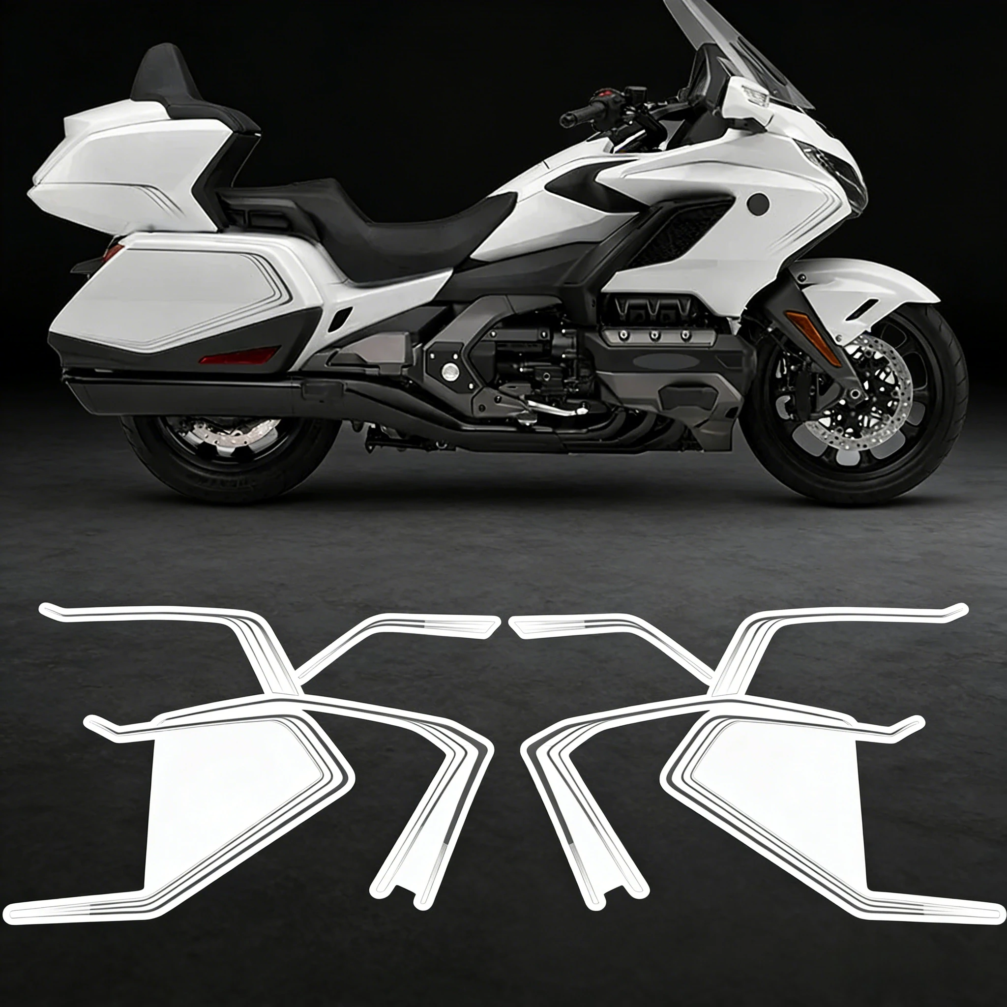 

Комплект графических наклеек для мотоциклов HONDA Goldwing GL1800 2018-2020