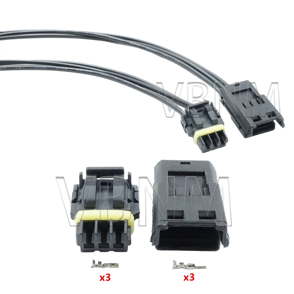 

3-контактный разъем 52116-0341 52117-0341 52116-0340 52117-0340 0.6мм для указателя поворота в зеркале заднего вида, пластиковый корпус, оболочка для автомобильной проводки