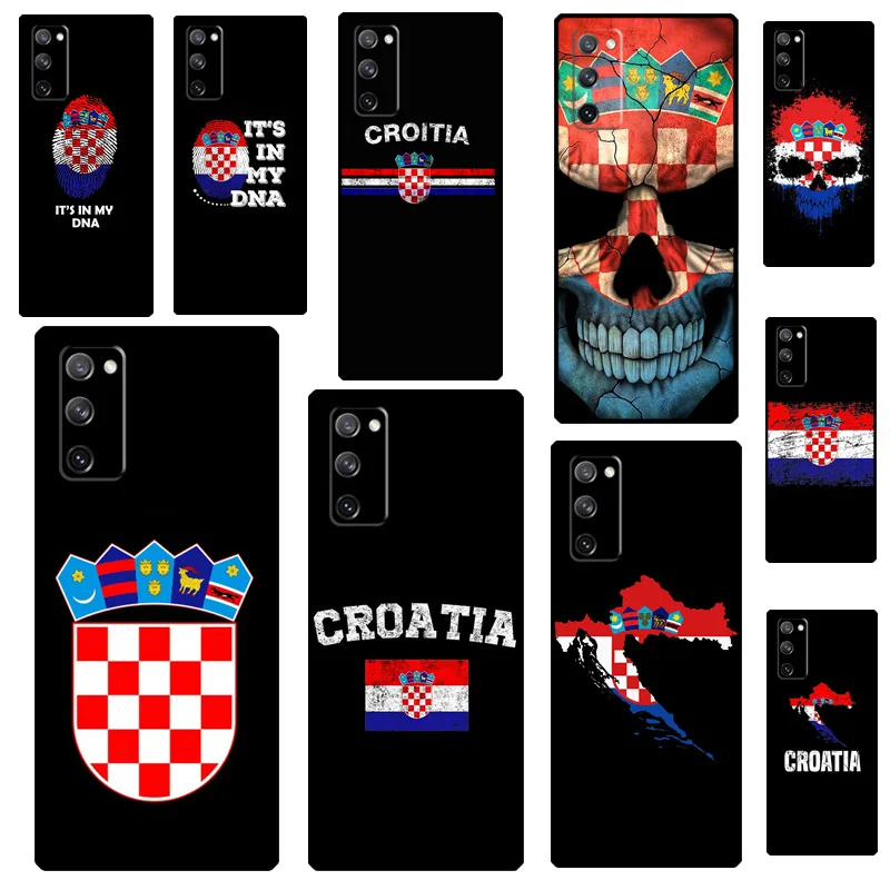 Croatia Flag Coat of Arms Case For Samsung Galaxy S26 Ultra S24 S23 S22 S21 S25 Ultra Plus S10 S20 FE S25 FE Back Cover