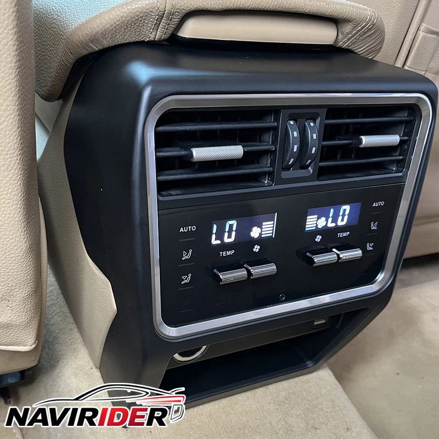 Yes For Porsche Cayenne 2010-2017 AC Board Climate Control Air Conditioning Panel Display Car Rear Seat Screen Multimedia Player
