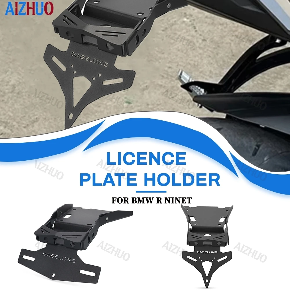 

For BMW R NINET NINE T 9T Racer Scramble urban R9T 2013-2023 Motorcycle Tail Mount License Plate Bracket Rear Holder Accessories