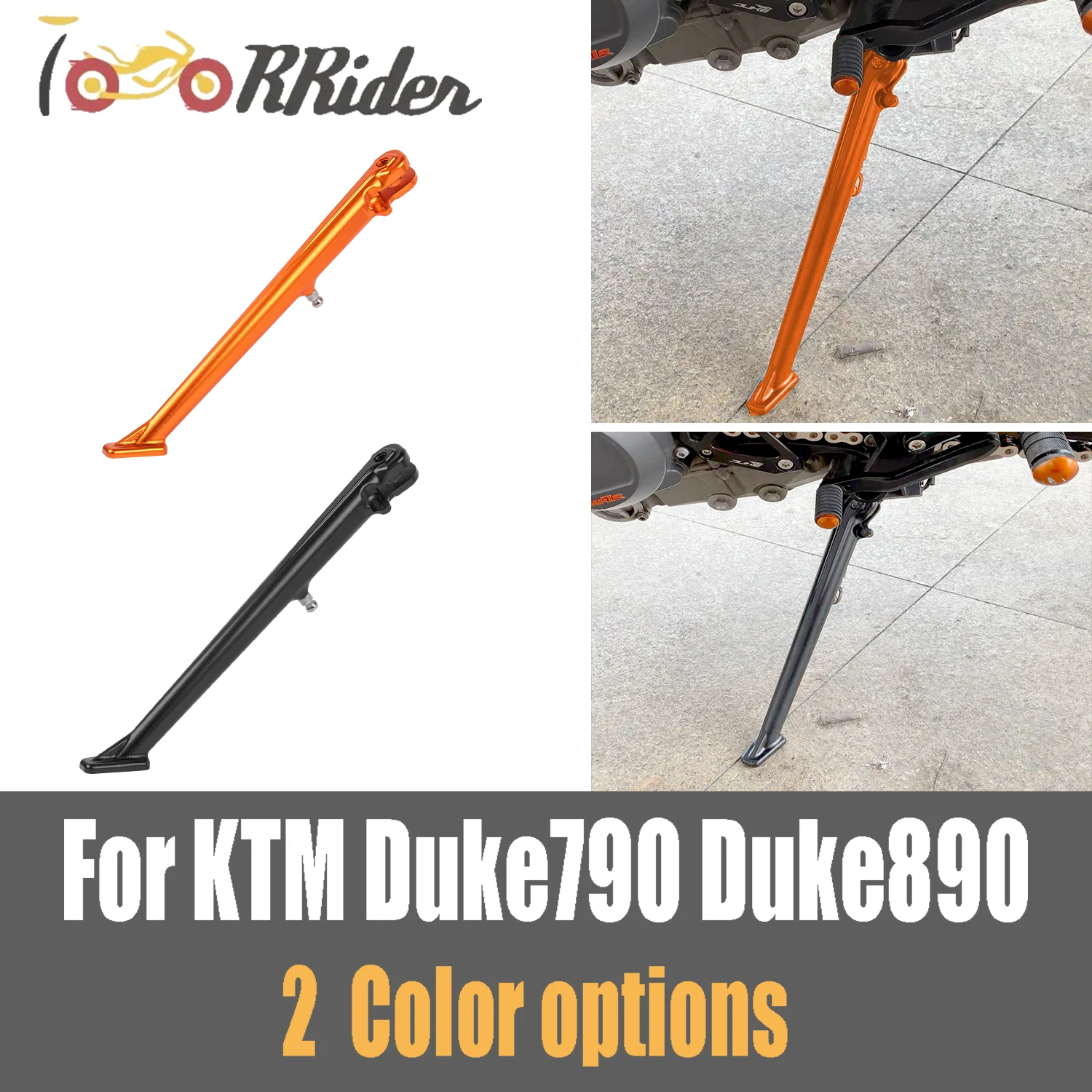 

For KTM Duke790 Duke890 Motorcycle Foot Sidestand Duke 790 890 Parking Kick Stand Bracket Side Support Crutch Holder Accessories