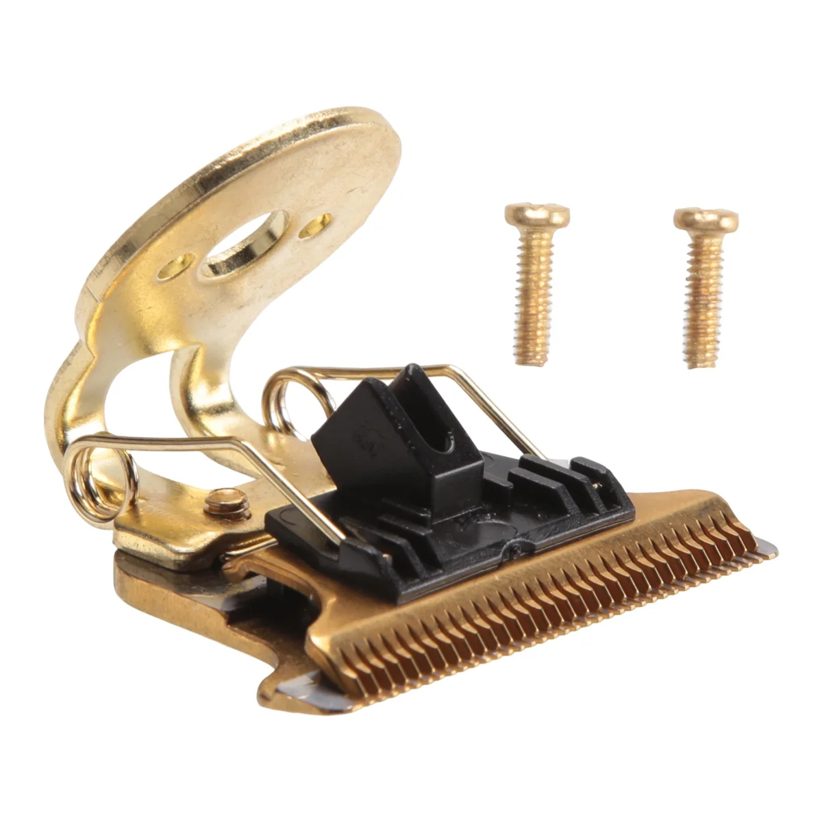 T-Shaped Hair Clipper Blade with Stand T9 Blade Trimmer Replacement Head Replacement Clipper Head Gold image 3