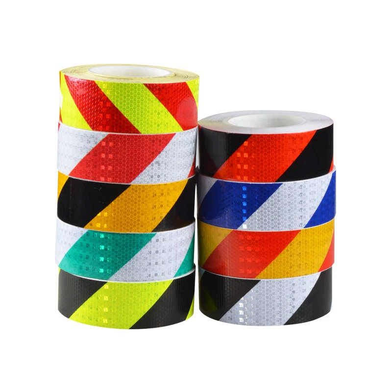 

5CM*50M Twill Reflective Tapes Truck Sticker Safety Marking Conspicuity Reflector For Things Waterproof Adhesive Reflect Sticker