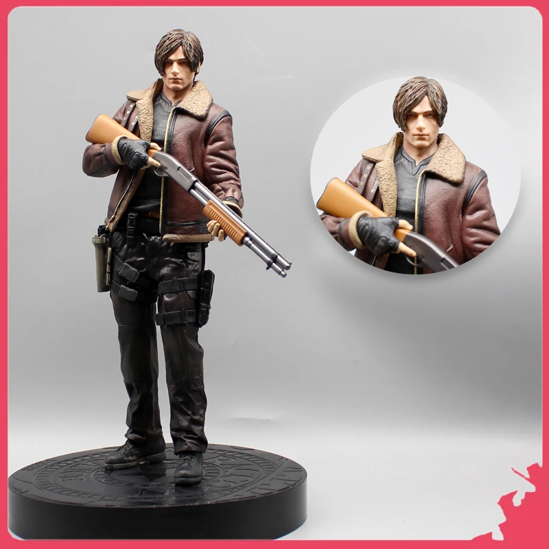 2024 new Resident Evil Leon Kennedy Figure GK PVC Action Figure Biohazard Game Leon Anime Statue Model Toys Collection Doll Gift