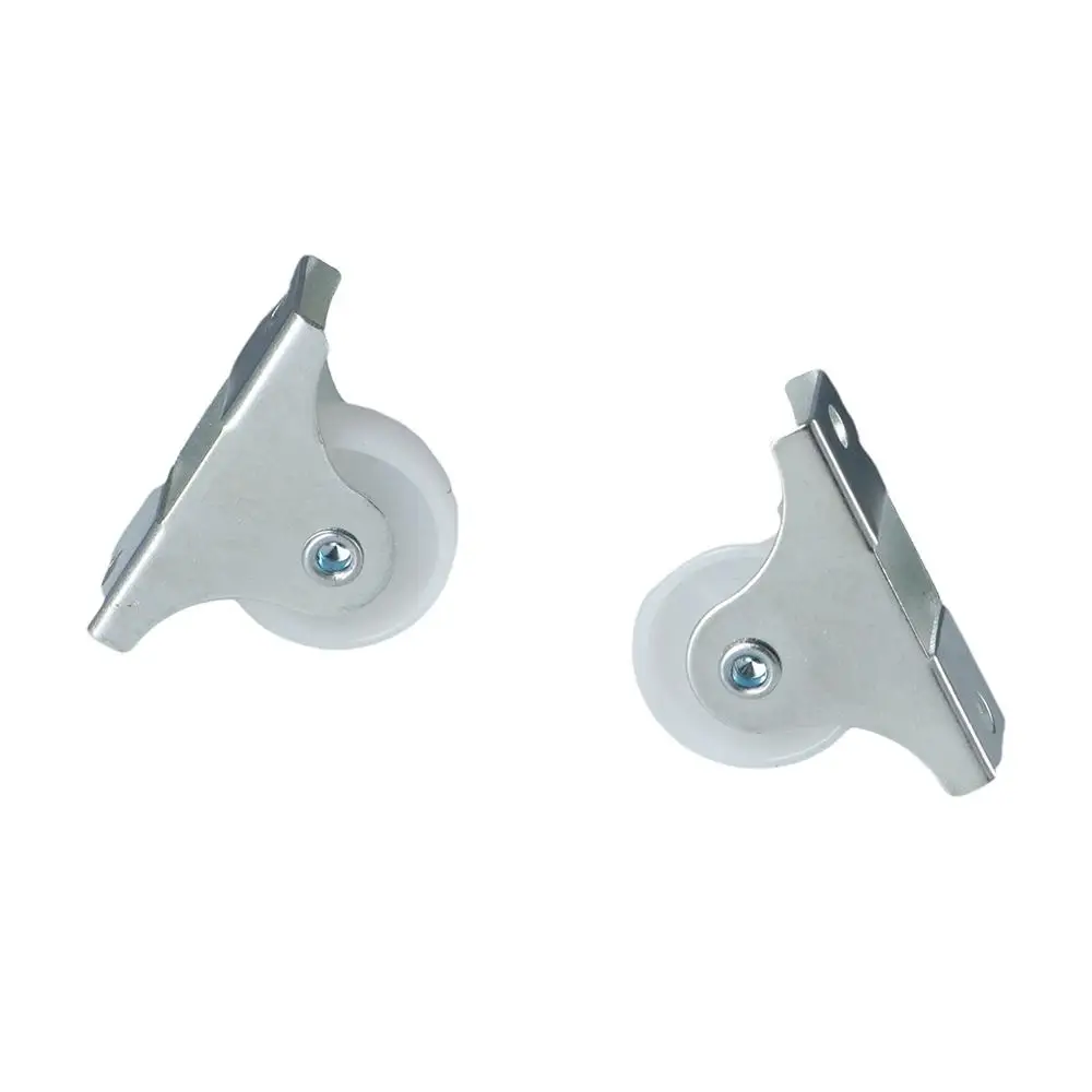 1inch Mute Hardware Accessories Wear Resistant Directional Non Swivel Furniture Caster Fixed Caster Rail Wheel Drawer Caster