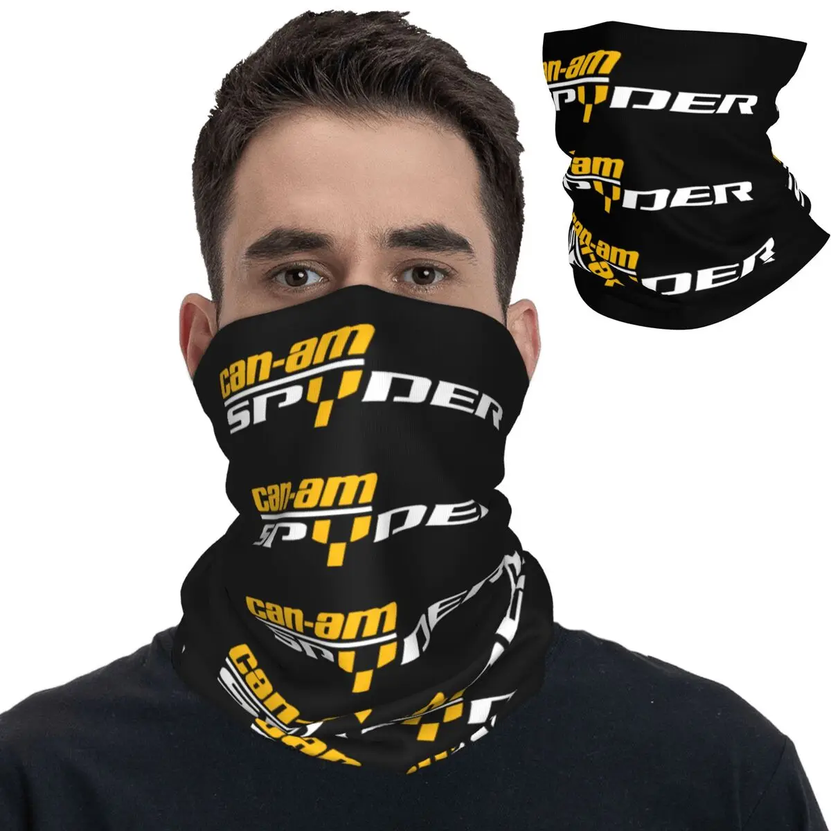 Can I Am Spyder-Couvre-Cou Bandana Imprimé pour Homme et Femme, Cagoule Chaude Lavable pour Sports de Plein Air, Masque d'Équipe Hurcycles, Écharpe Adulte