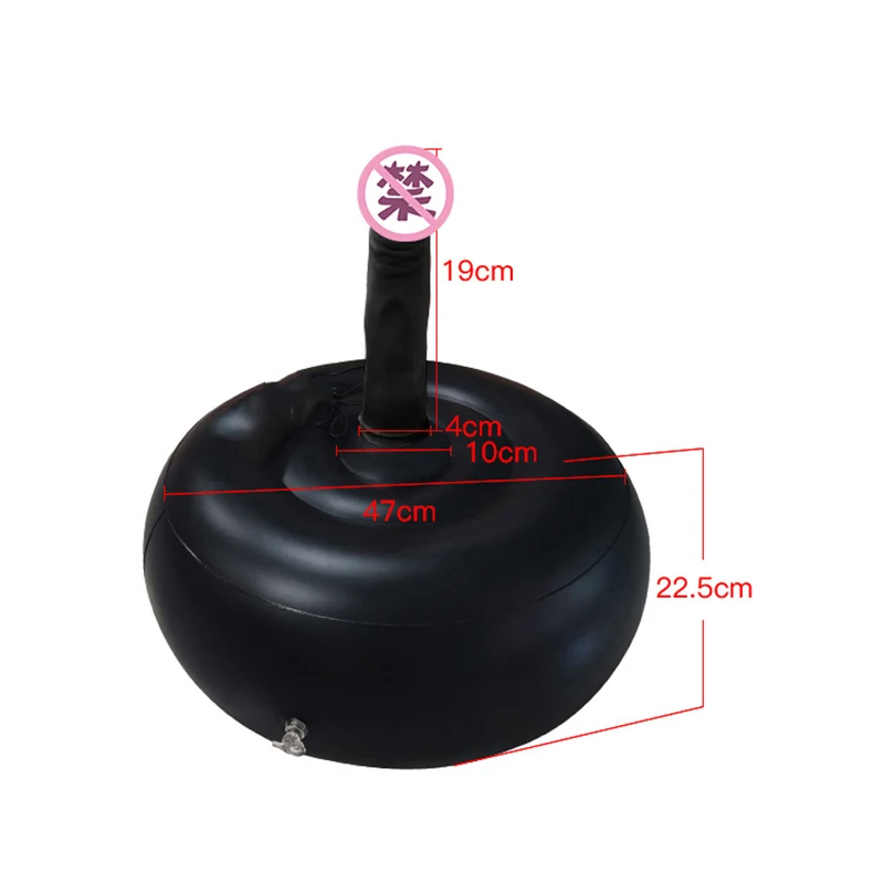 Thierry Inflatable Sex Cusion with Dildo Durable Sex Furniture Inflatable Chair Cock Rider Rocker Sex Ball SexToy for Women Seat