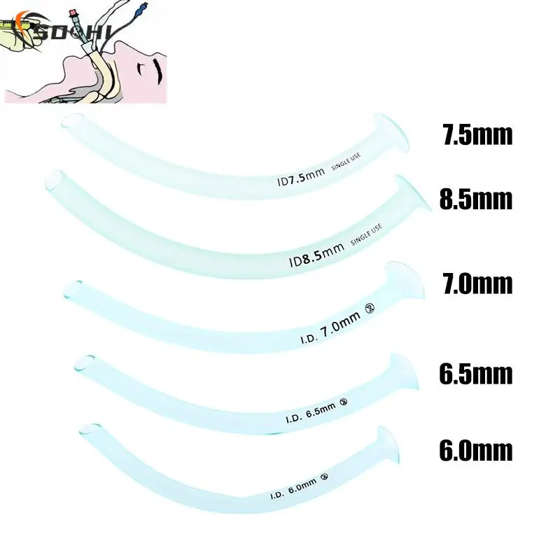 1pc Plastic High-flow Nasal Cannula Oxygen Tube Disposable Pipe Connection Heating Tube Nasal Oxygen Tube