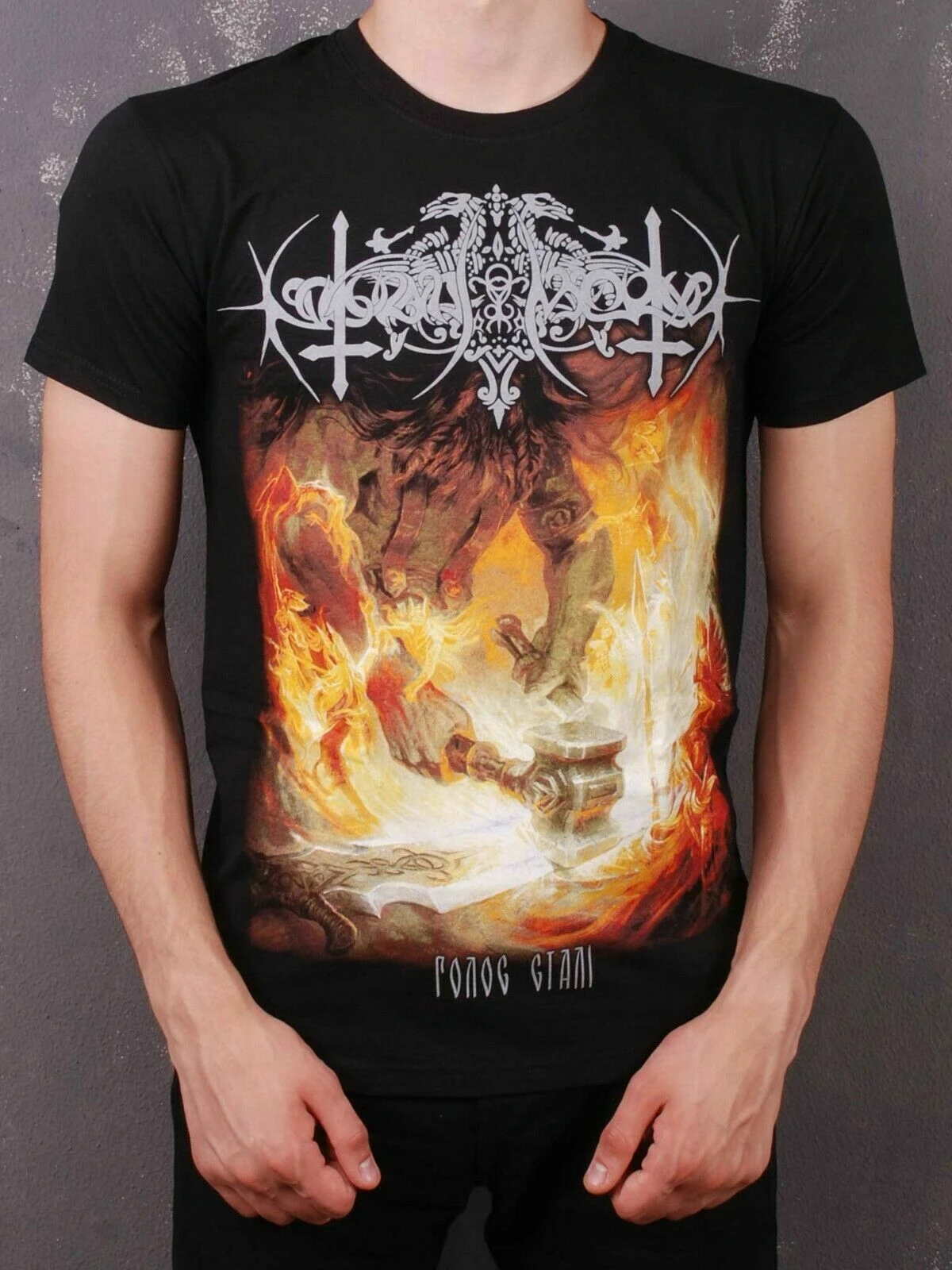 Nokturnal Mortum - Голос Сталі / The Voice Of Steel Album Cover 2015 TS T-Shirt