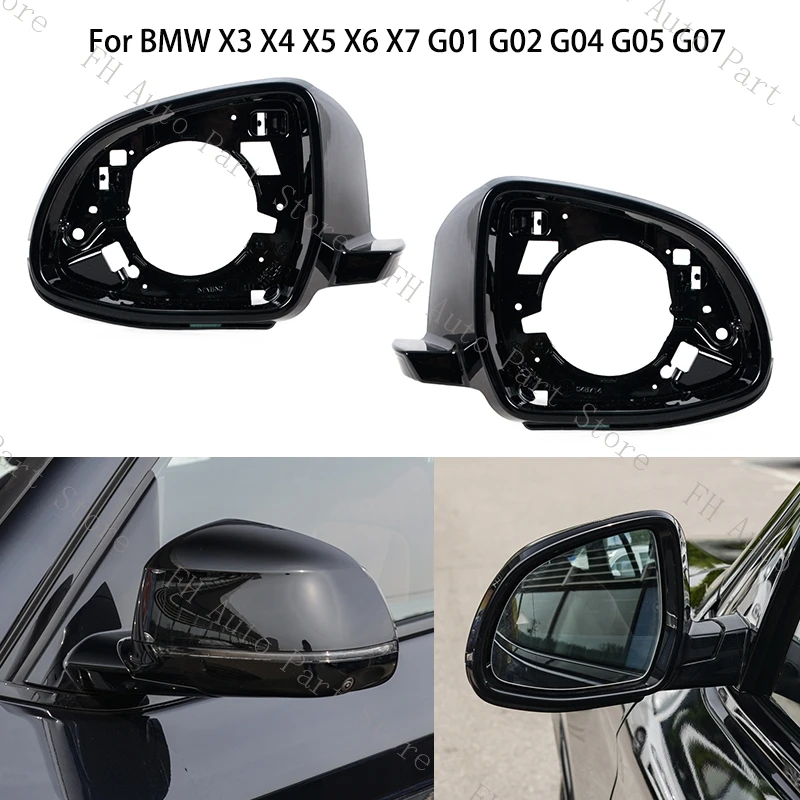 Exterior Side Rearview Mirror Frame House Case For BMW X3 G01 X4 G02 X5 G05 X6 G06 X7 G07 2017 2018 2019 2020 2021 2022 2023