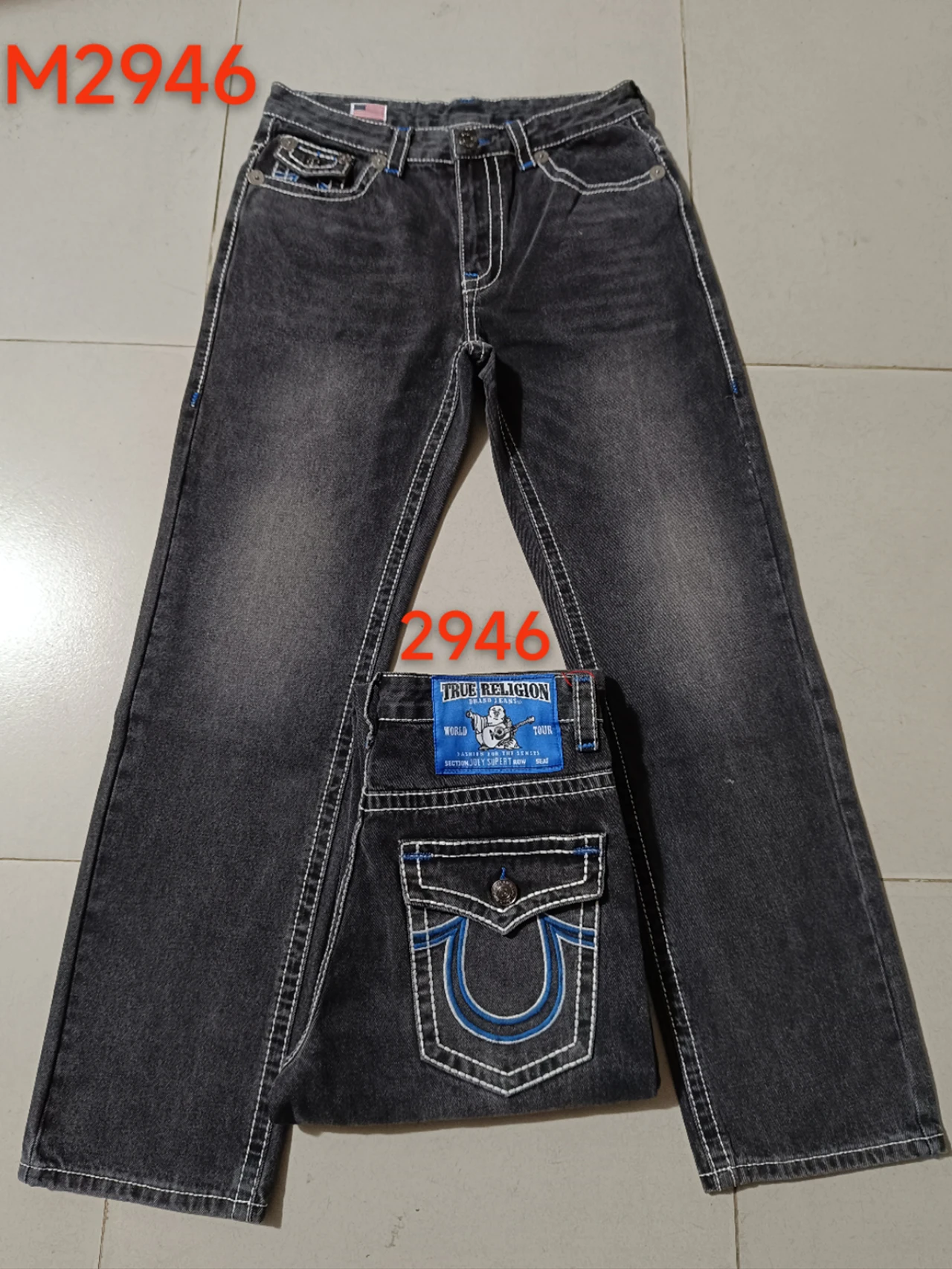 Dark gray blue line m2946