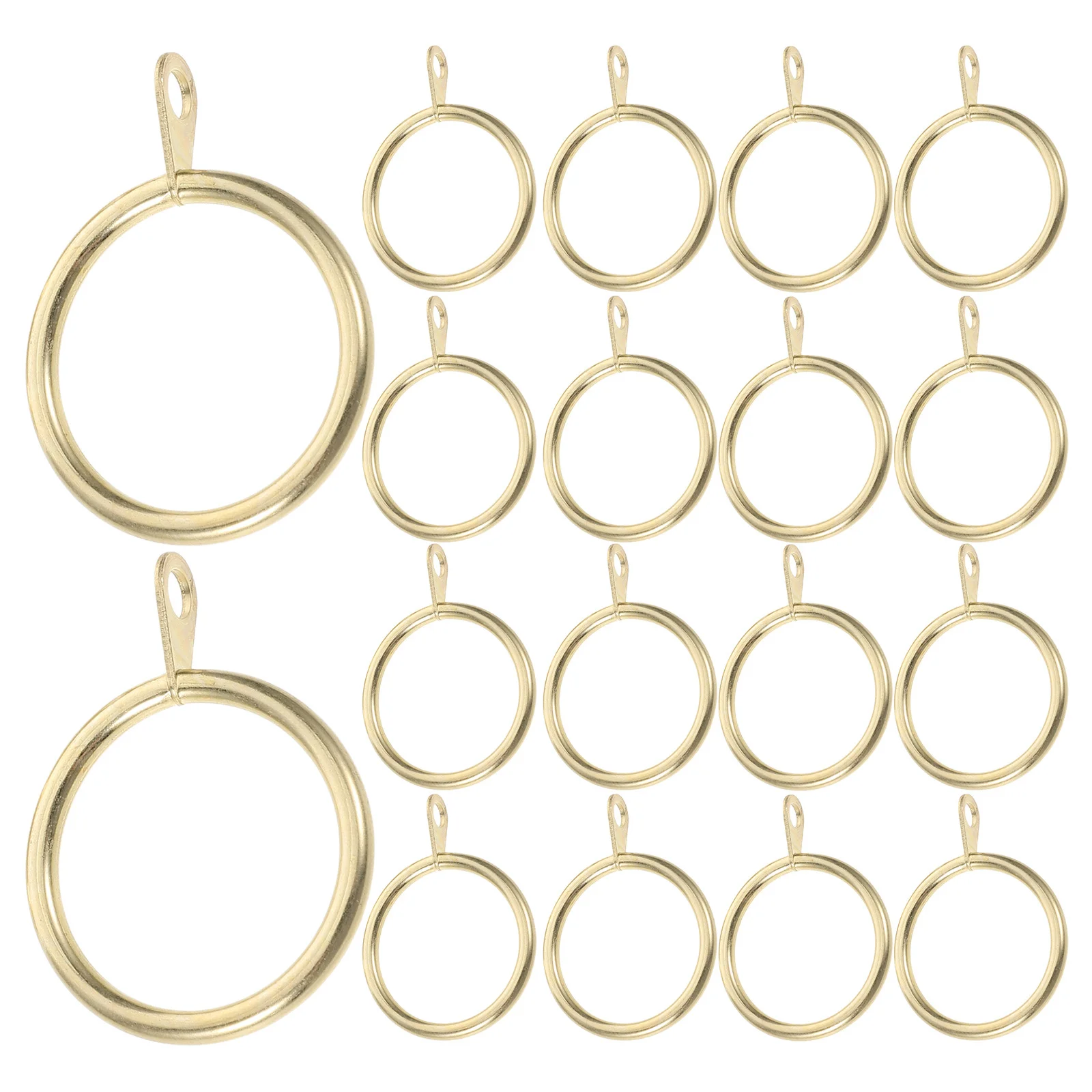 30 قطعة حلقات تعليق الستار اكسسوارات 30 مللي متر القطر الداخلي قضيب الستائر المعدنية السنانير لنافذة باب دش الحمام الثقيلة