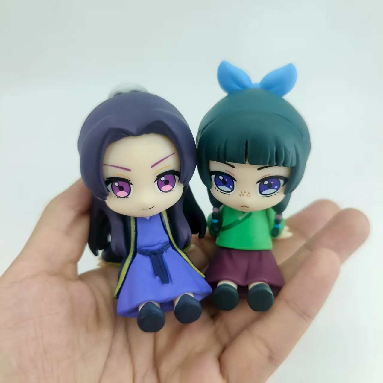 Аниме Apothecary Diaries Maomao Jinshi Фигурки ПВХ Kawaii Mao Mao Сидячие игрушки Настольный автомобиль Орнамент Модель Коллекционный подарок