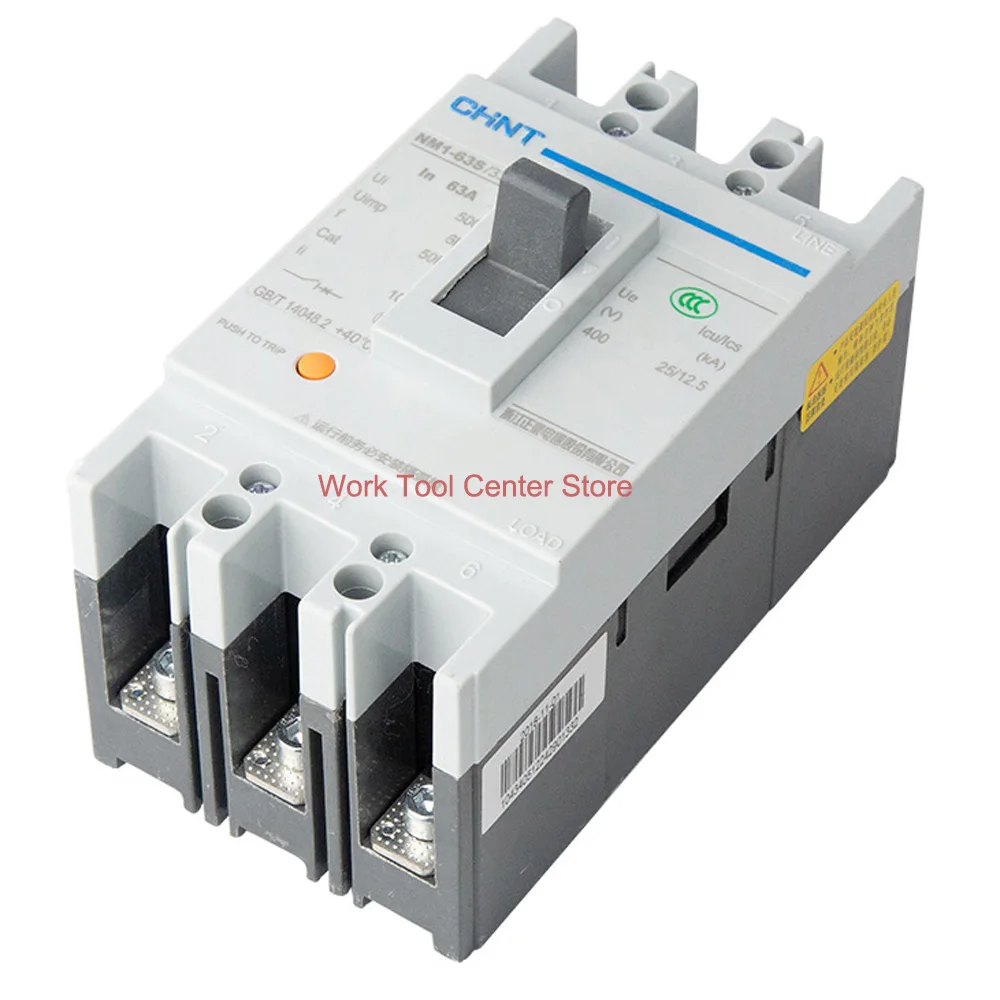 Original Electricity Circuit Breaker Smart Home NM1-63S/3300 3P 20/25/32/40/50/63A Voltage Protection Relay 220V Switch Machine
