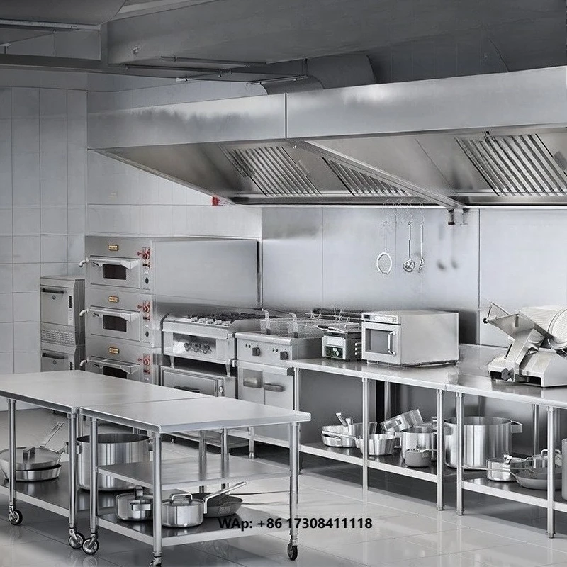 One-stop Kitchen Solution Commercial Kitchen Stainless Steel Restaurant Catering Equipment Industrial Kitchen Equipment