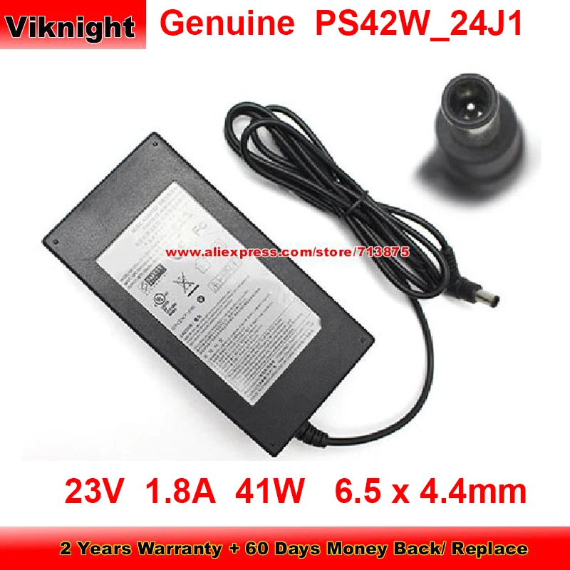 

Genuine AH44-00258A AC Adapter 23V 1.8A for Samsung HWE550 HW-E551 HWE550 HW-H550/ZA with 6.5 x 4.4mm Tip Power Supply