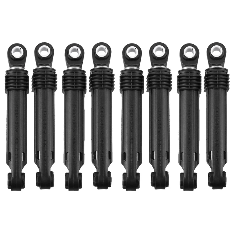 8 Pcs 100N For LG Washing Machine Shock Absorber Washer Front Load Part Black Plastic Shell Home Appliances Accessories