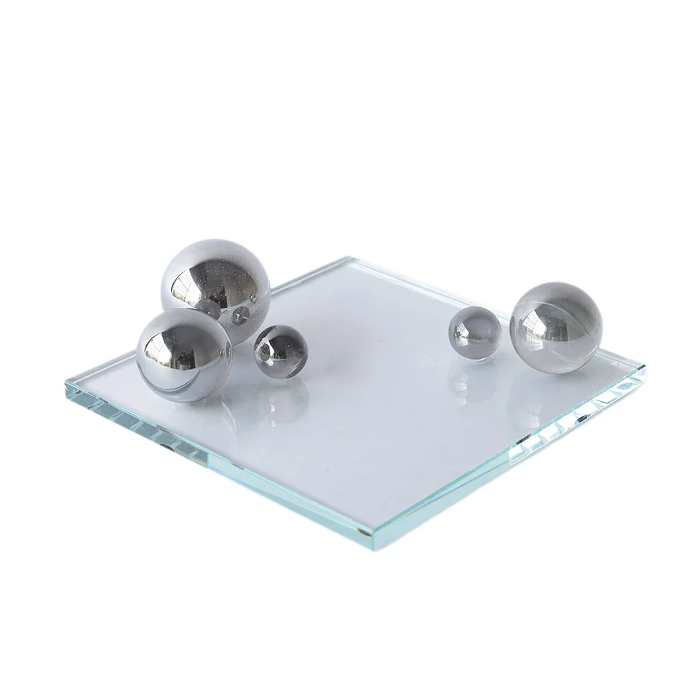 

CX simple creative gold stainless steel ball desktop ornament acrylic box