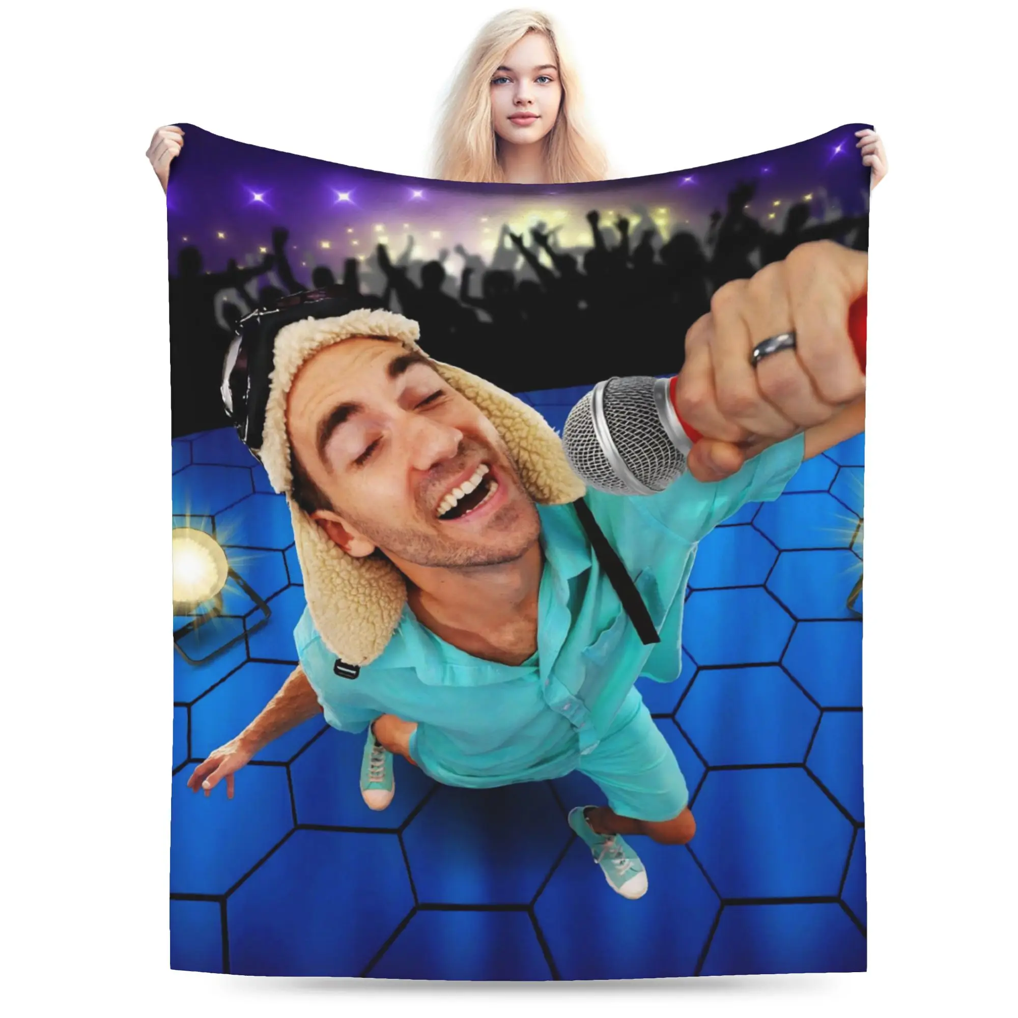 Dannys Go  Merch Blanket Warm Cozy Fluffy  Throw Blankets for Bed 50x60 Inches Multi-size Bedspread