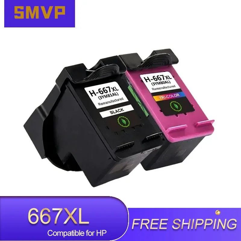 667XL Premium Cartuchos Remanufactured Ink Cartridge For HP667 For HP Cartucho Deskjet 1275 2374 2375 2376 2775 2776 Printer