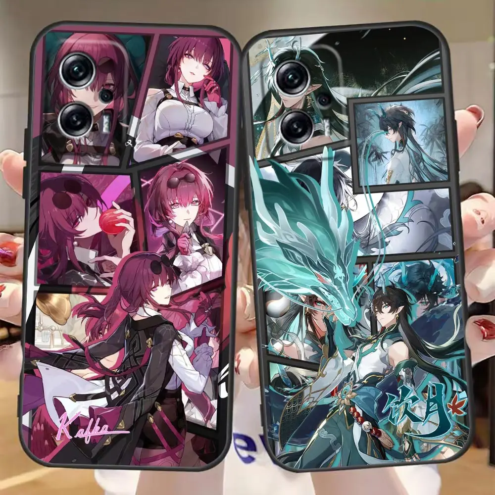 

Honkai Star Rail Honkai Impact Phone Case For Xiaomi Redmi Note 12 Turbo 12S 11 11T 11S 10 10S 9 9S 9T 8 8T Pro Plus Black Cover