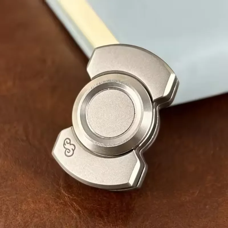 Metal Magnetic Fidget Slider for Adults - Transform Spinner Push Card Toy, Mini EDC Stress Anxiety Relief Gift & Office Desk Toy view 4