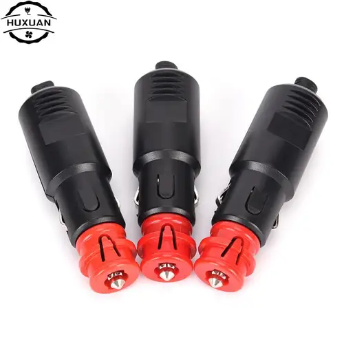 Imagen 2 del producto Enchufe Universal para encendedor de cigarrillos de coche, 12V-24V, conexión de enchufe de alimentación, conectores de adaptador macho