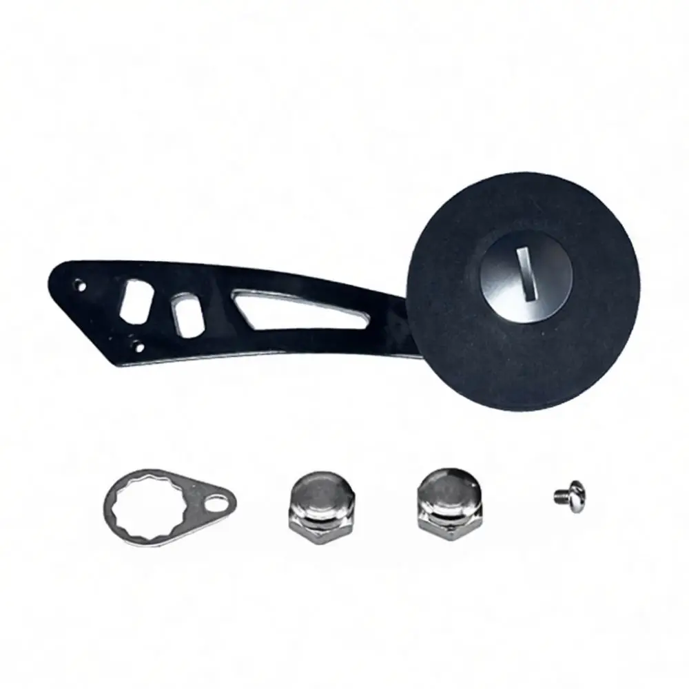 For Veedooca Fishing Gear Accessory Aluminum Alloy Handle Replacement EVA Knob Baitcasting Drum Reel Lightweight Stability