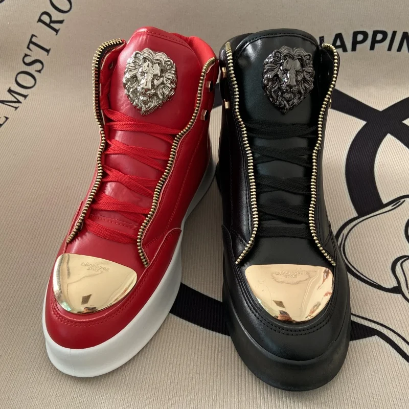 Lion Head original brand shoes for man luxury casual sneakers herren designer shoes mens running shoes man trainers ankle boots