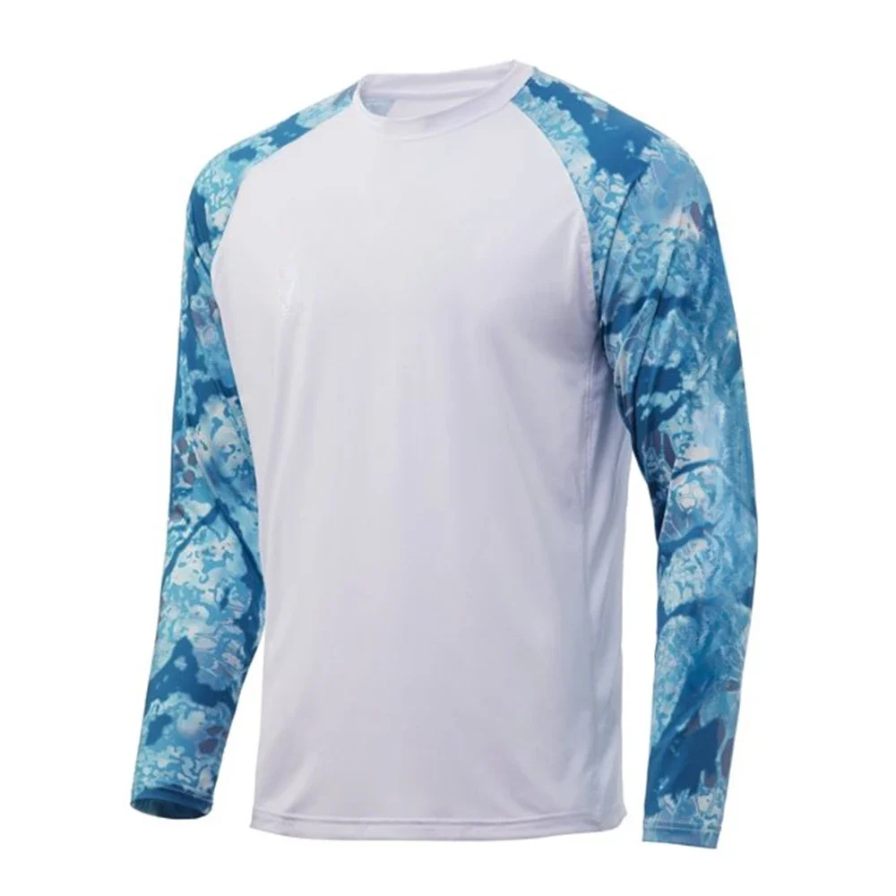 Fishing Shirt Long Sleeve Uv Protection Man Outdoor Summer Fishing Clothing Jersey Men\'s Fishing Apparel UPF 50+