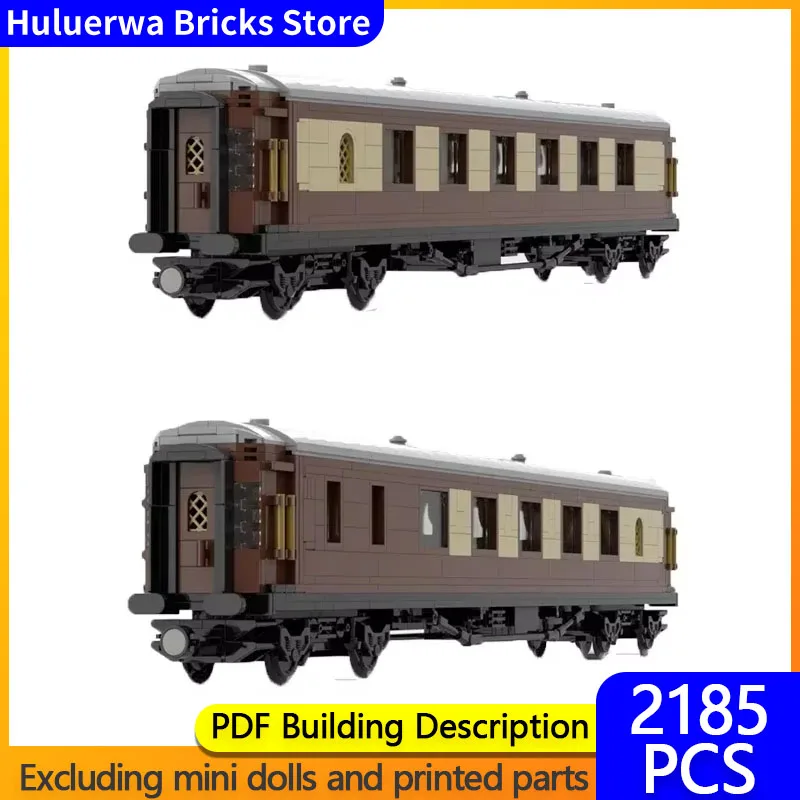 Popular Anime Model MOC Building Bricks Railway Long-Distance Coach Modular Technology Gifts Holiday Assemble Children Toys Suit