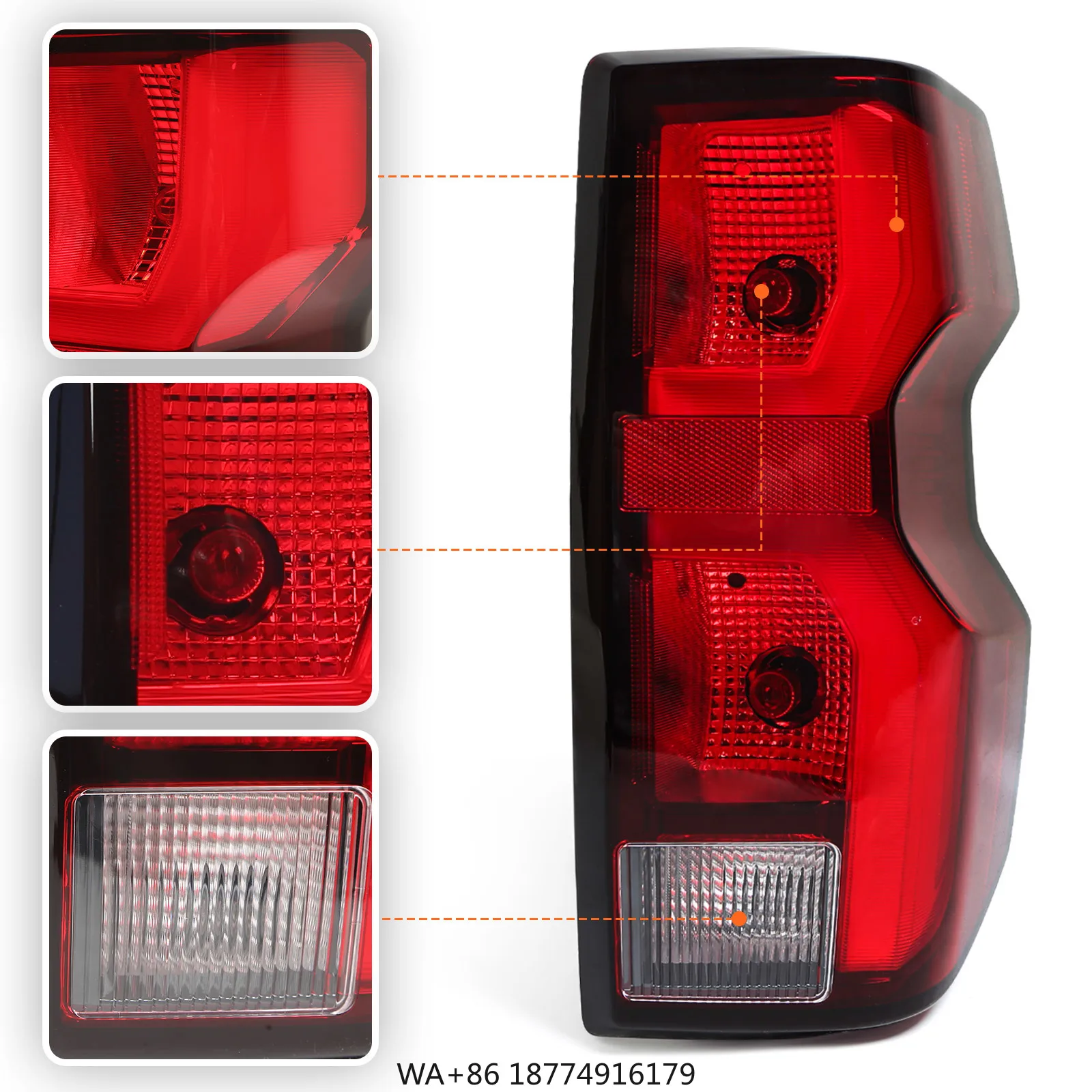 

Задние светодиодные фонари JOLUNG для Colorado 2024 (высокая комплектация), черная окантовка, левый/правый, пара, артикулы 85651745, 85651744