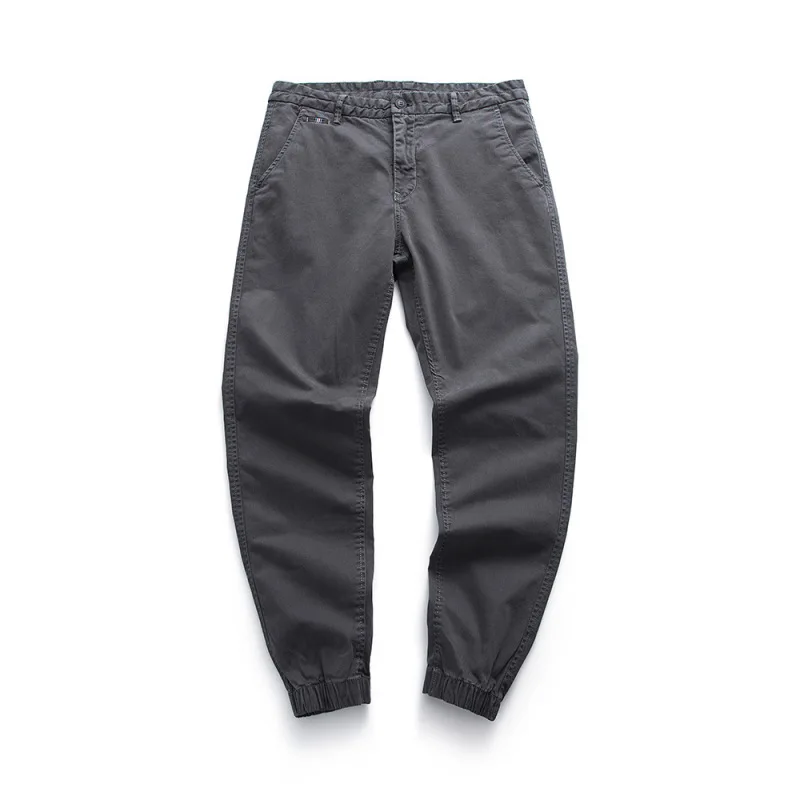 Versatile Men's Casual Hong Kong Style Retro Oversized Loose Fitting Workwear Pants