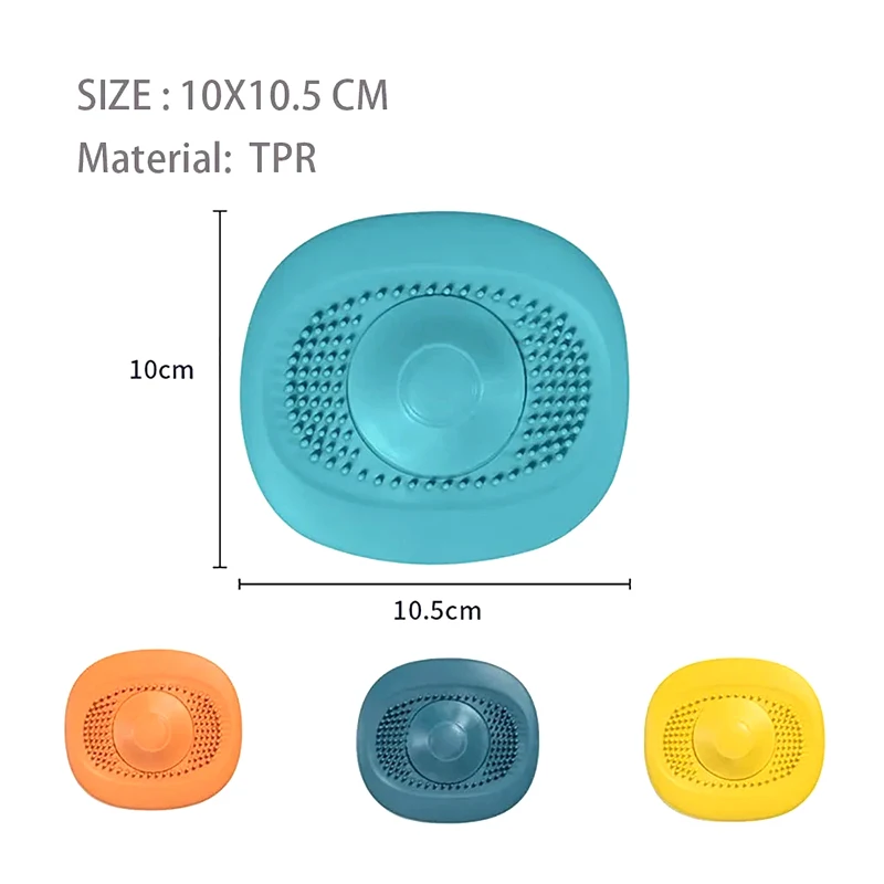 

Kitchen Household Strainer Tools Silicone Anti-blocking Bathtub Stopper For Bathroom Floor Drain Shower Sink
