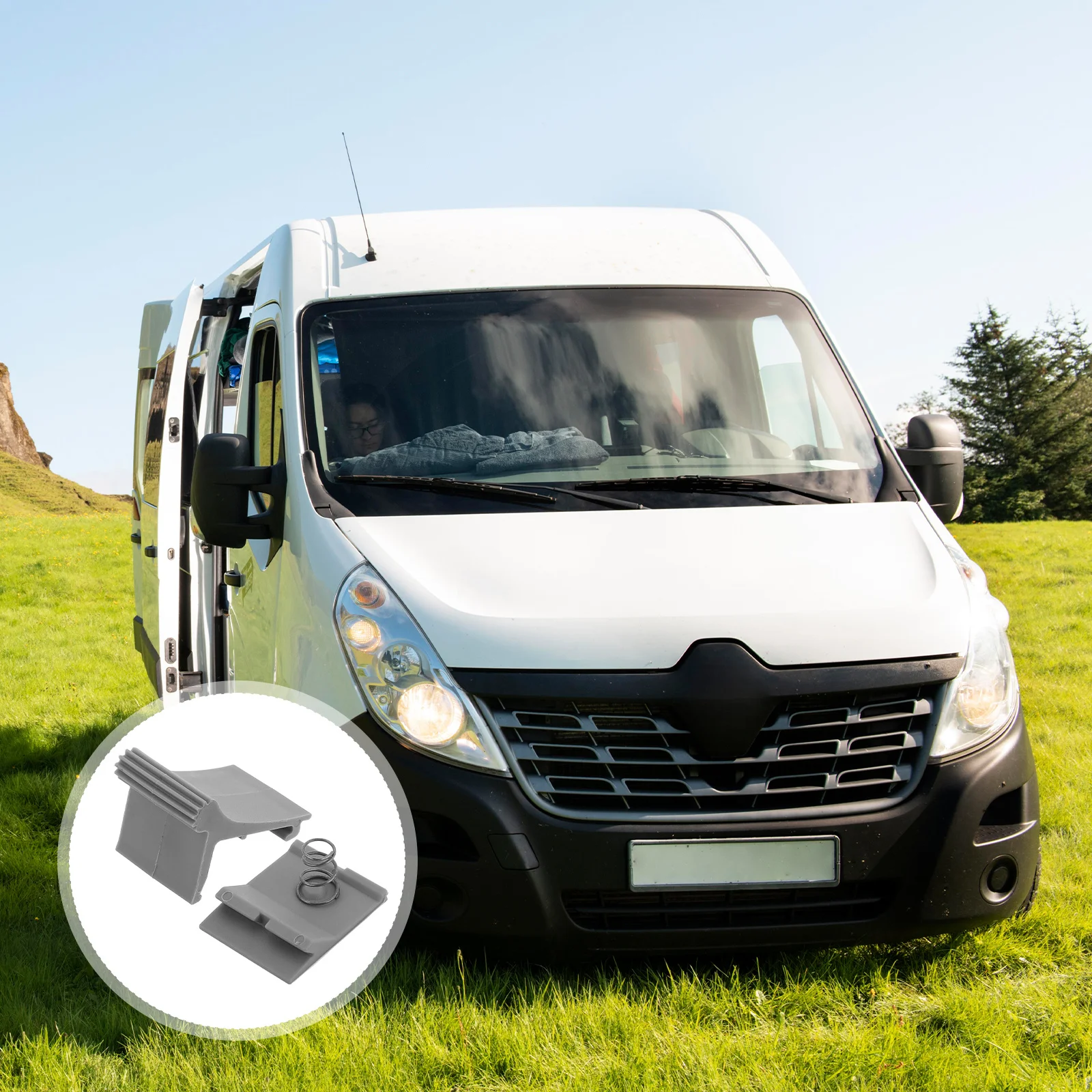 

6 шт., комплект слайдеров для навеса для автофургона, простая установка, направляющее крепление для кемпинга, путешествий на открытом воздухе, замена деталей для навеса для автофургона