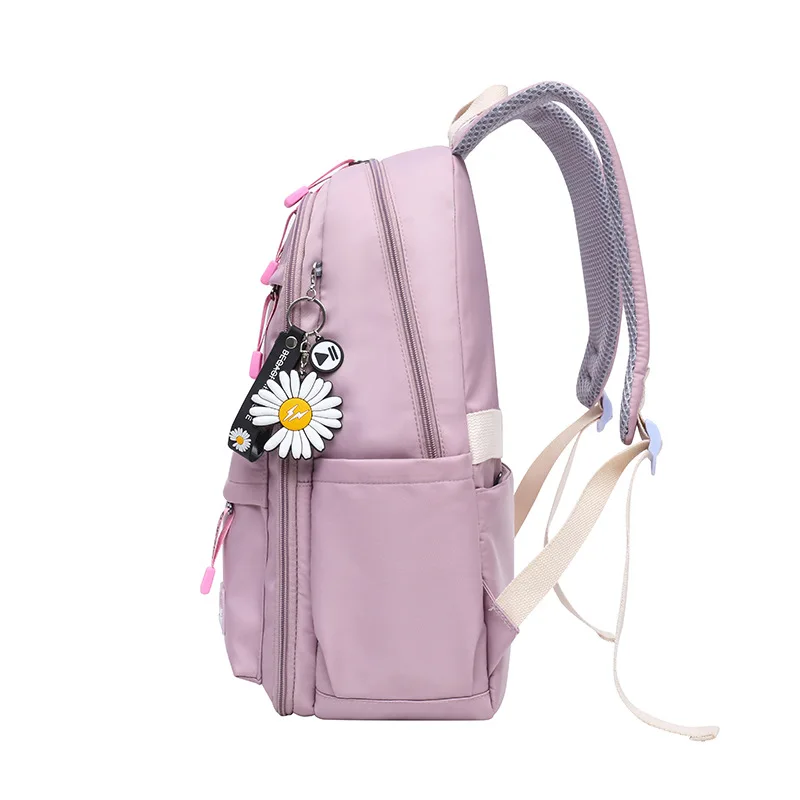 Fashion Backpacks for College Student Large Capacity Nylon Waterproof Teenager School Bags Women Leisure Travel Shoulder Bags