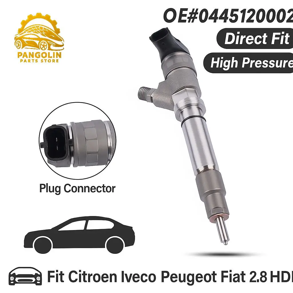 

PANGOLIN Diesel Fuel Injector 0445120002 0986435501 For Citroen Jumper Iveco Daily Peugeot Boxer Fiat Ducato 2.8 HDI