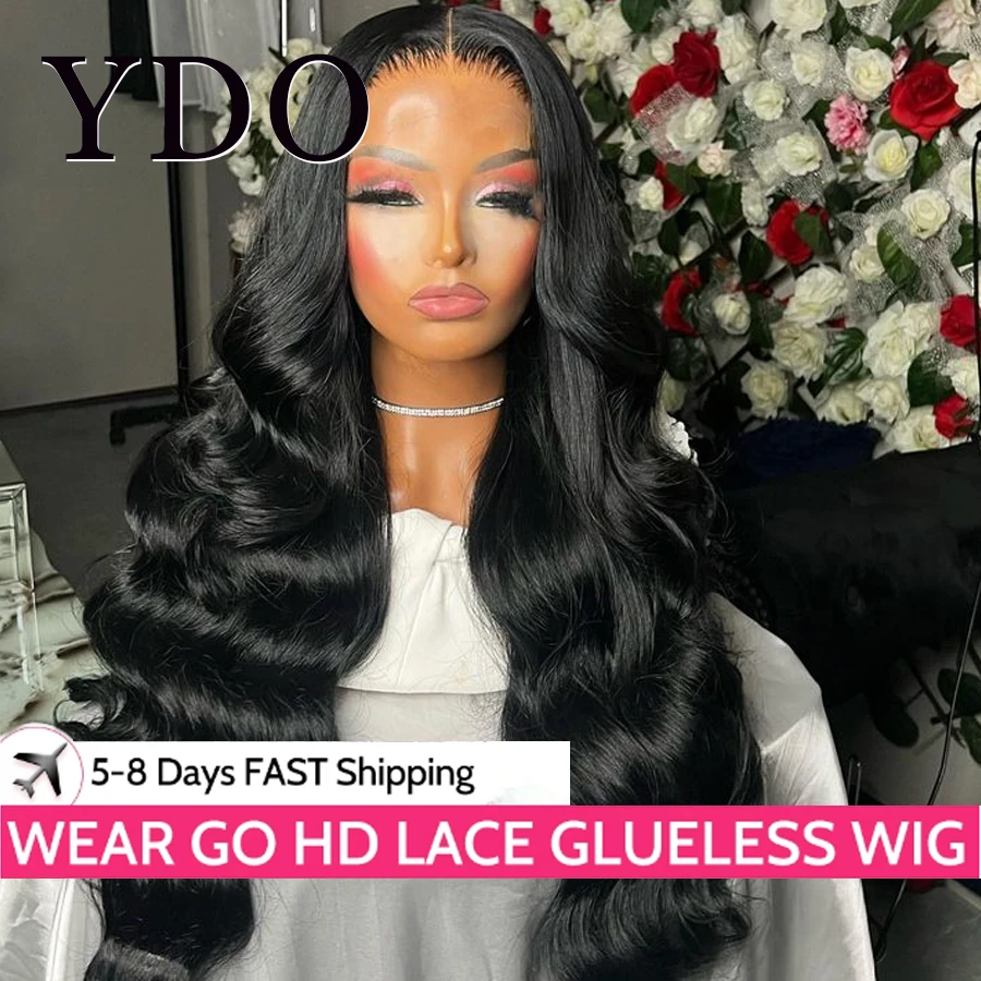 

250% 7x7 HD Lace Wear Go Wig Body Wave Glueless 5x5 6x6 HD Lace Front Wig HD Lace Closure Preplucked Human Wigs Ready To Go