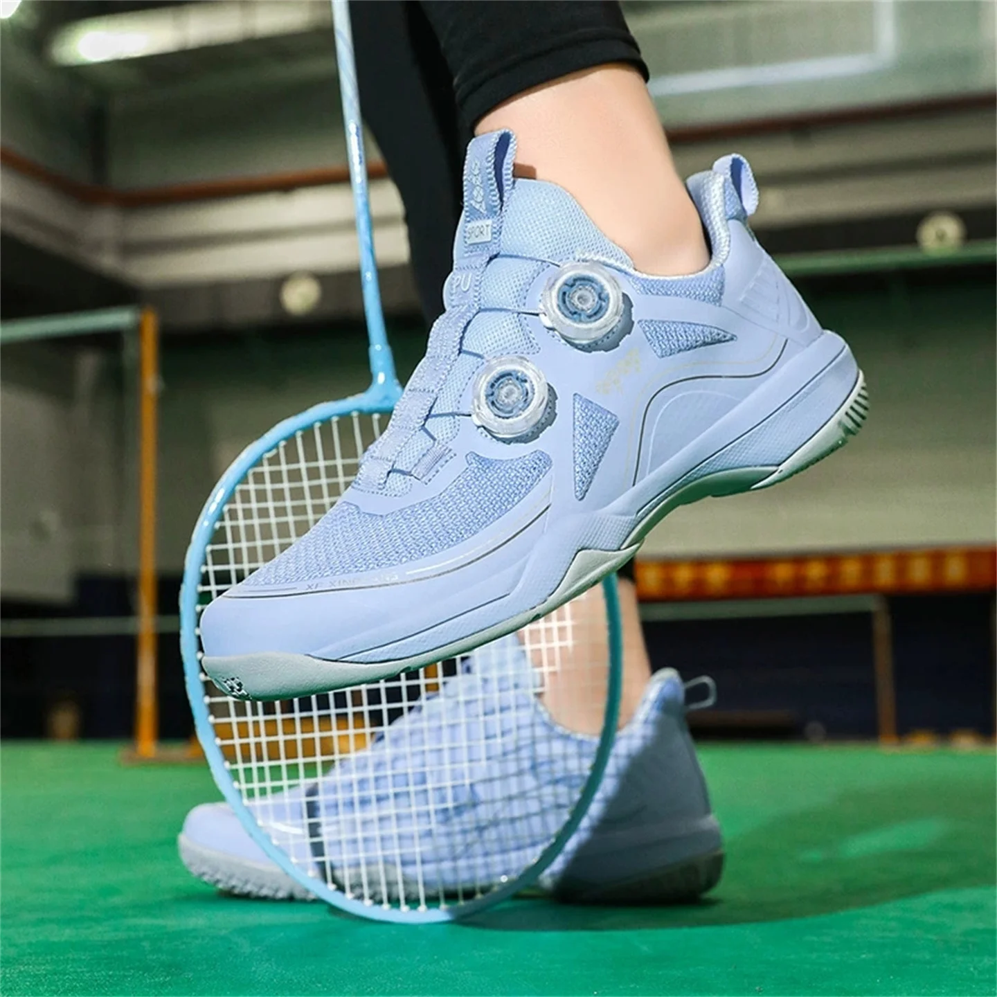 Carbon Plate Pickleball/Badminton/Tennis Shoes - Rotating Buckle, Lightweight, Men/Women Running & Training Sneakers